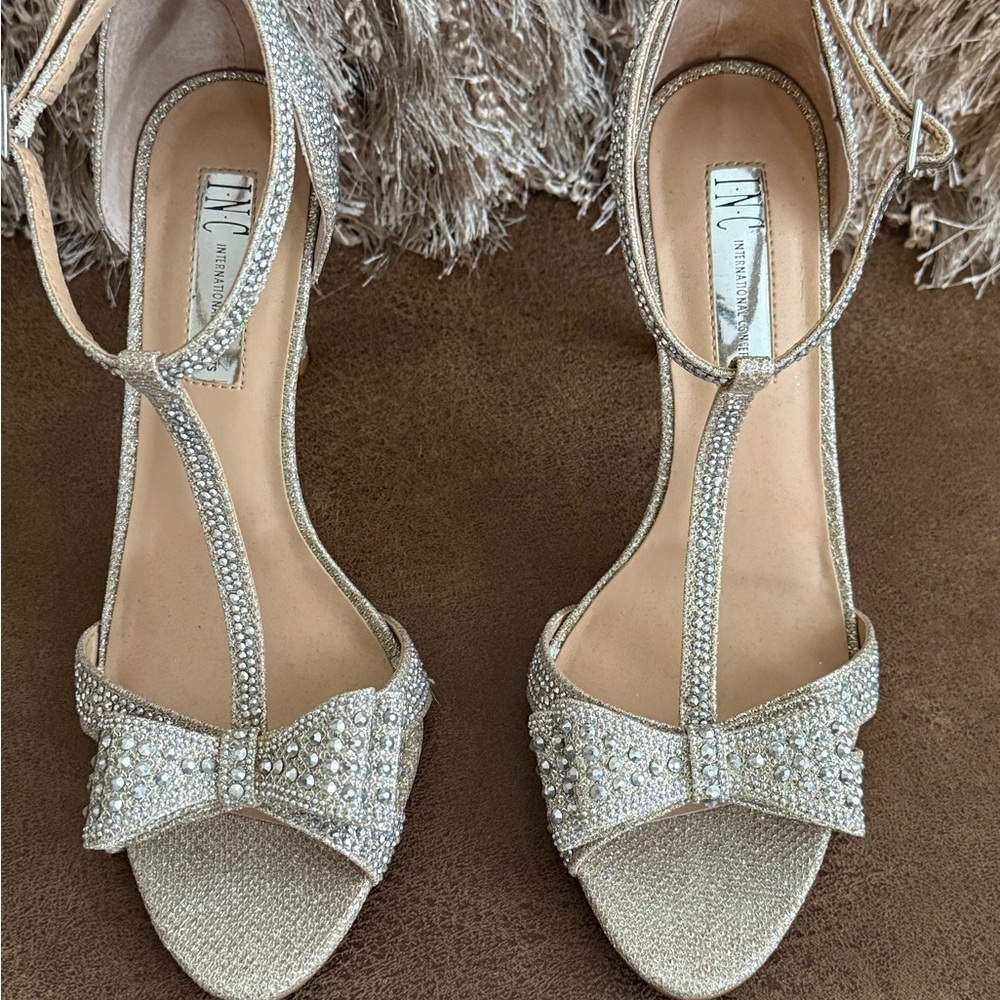 Elegant Silver Women's Sandals by INC International Concepts